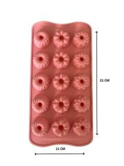 SİLİKON ÇİKOLATA KALIBI KARIŞIK 21*11 CM