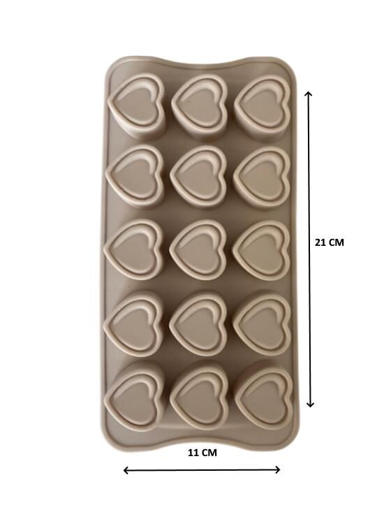 SİLİKON ÇİKOLATA KALIBI KALP 21*11 CM