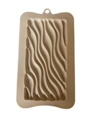 SİLİKON ÇİKOLATA KALIBI SU DALGA DESENLİ 21*11 CM