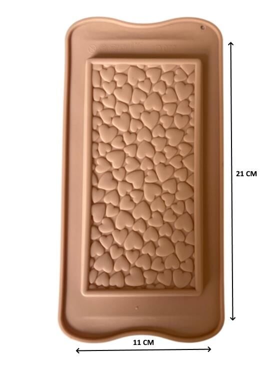 SİLİKON ÇİKOLATA KALIBI MİNİ KALP 21*11 CM