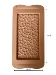 SİLİKON ÇİKOLATA KALIBI MİNİ KALP 21*11 CM