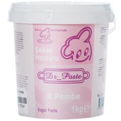 Dr Paste Şeker Hamuru 1 Kg - Bebe Pembe