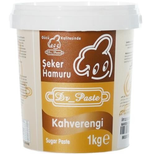 Dr Paste Şeker Hamuru 1 Kg - Kahve