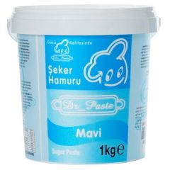 Dr Paste Şeker Hamuru 1 Kg - Mavi