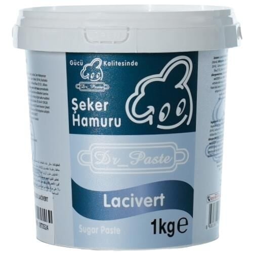 Dr Paste Şeker Hamuru 1 Kg - Lacivert