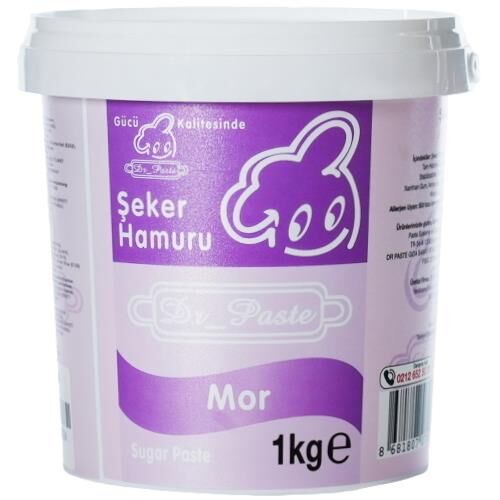 Dr Paste Şeker Hamuru 1 Kg - Mor