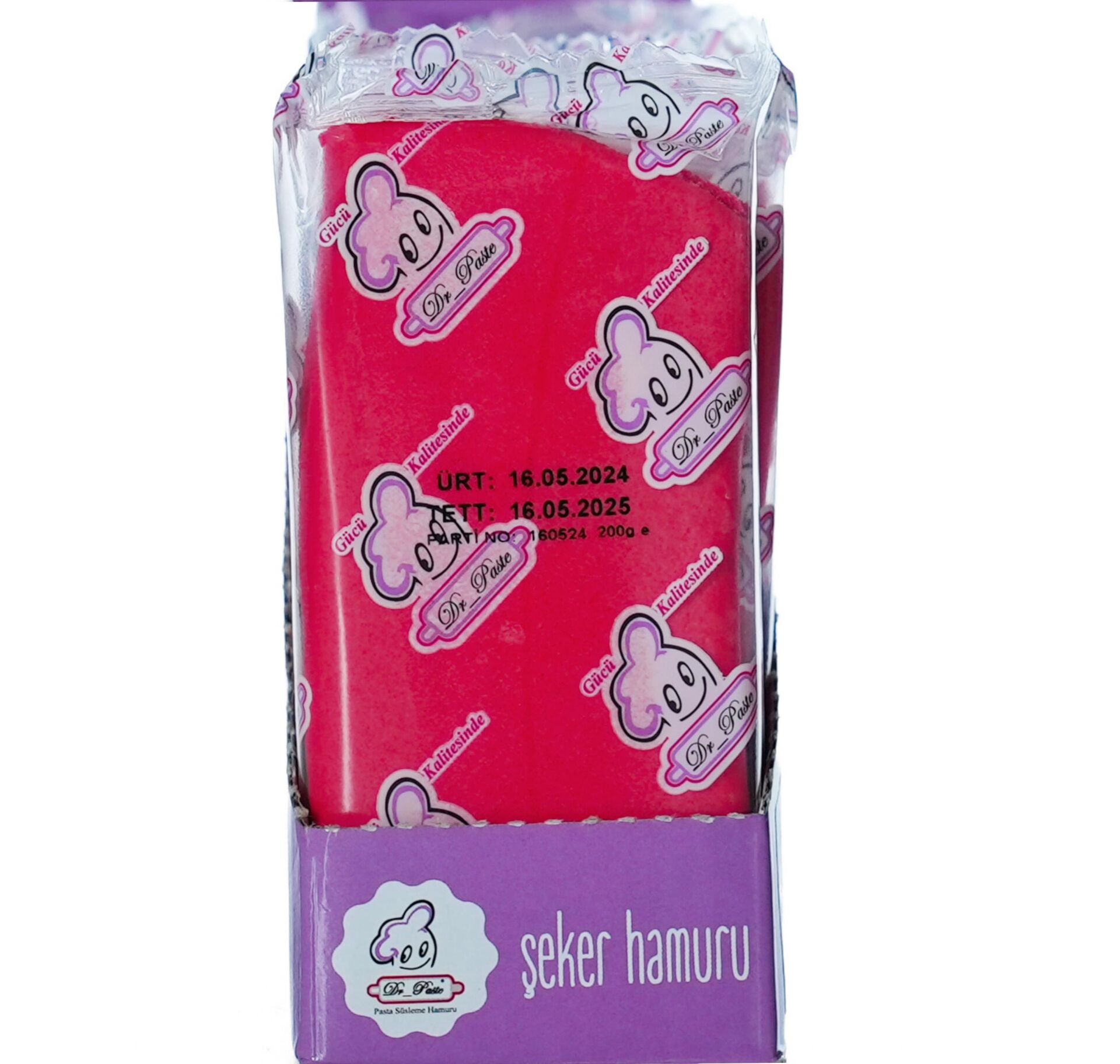 Dr Paste Kırmızı Şeker Hamuru 200 gr