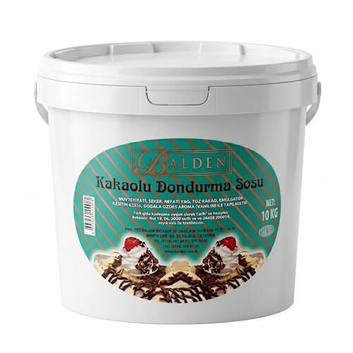 BALDEN KAKAOLU DONDURMA SOSU 10 kg