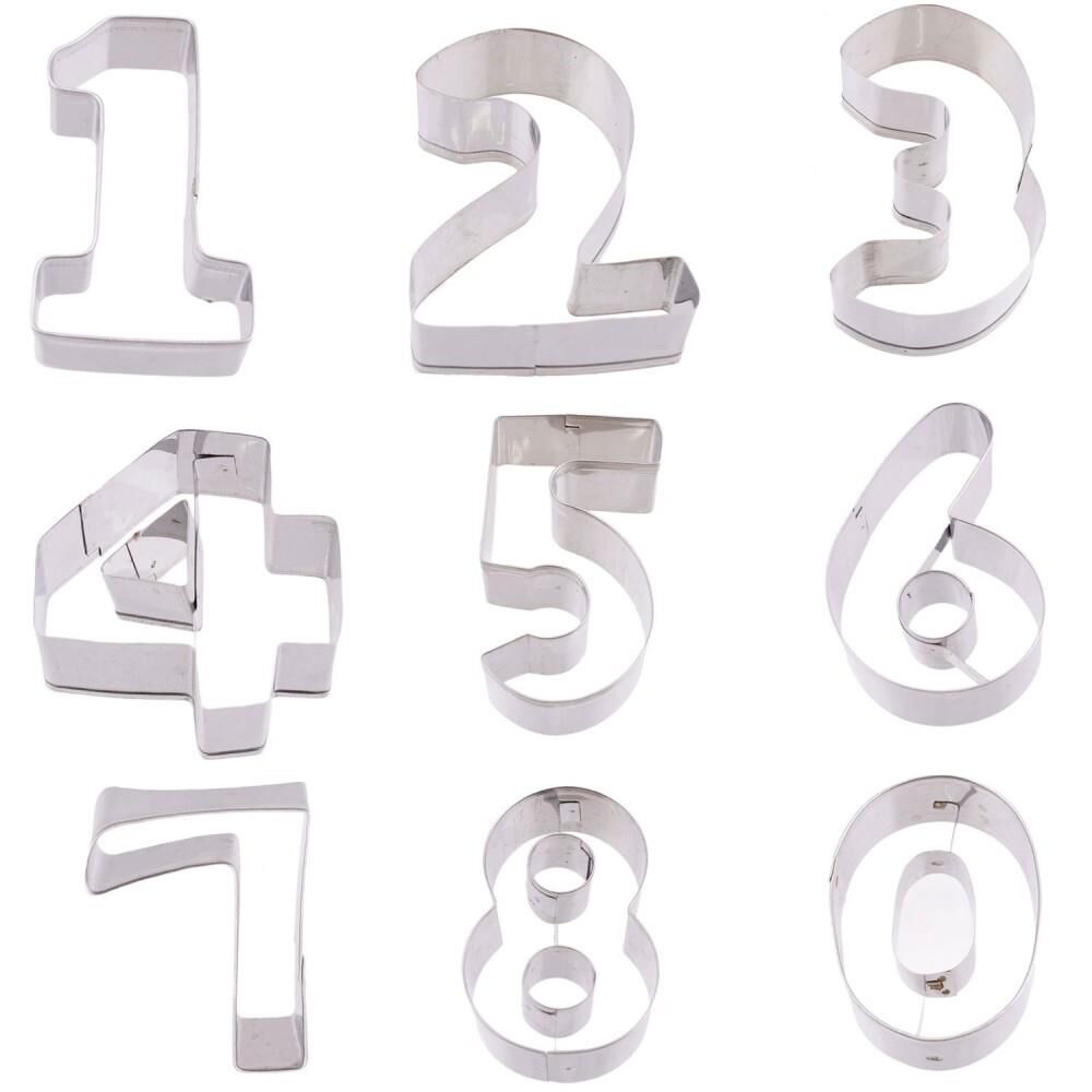 Rakamlar Set Kurabiye Kalıbı