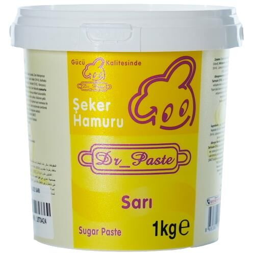 Dr Paste Şeker Hamuru 1 Kg - Sarı