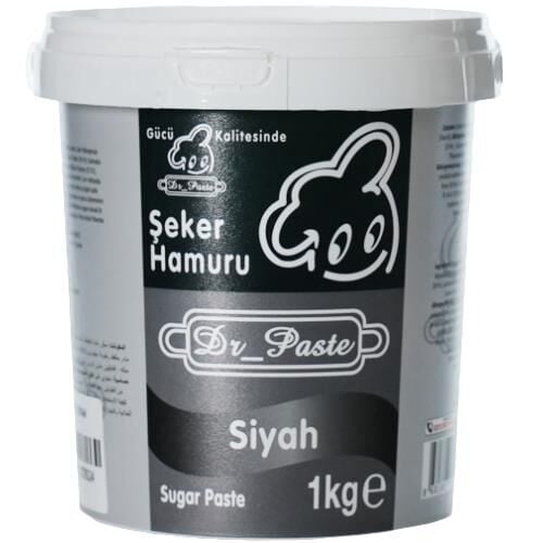 Dr Paste Şeker Hamuru 1 Kg - Siyah