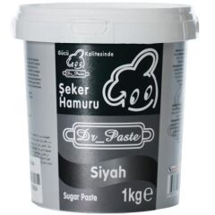 Dr Paste Şeker Hamuru 1 Kg - Siyah
