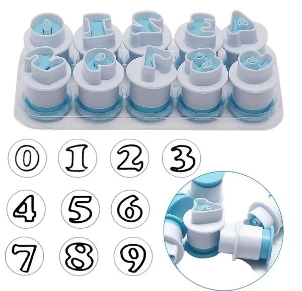 Rakam Pasta Süsleme Kalıpları Kopat