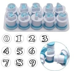 Rakam Pasta Süsleme Kalıpları Kopat