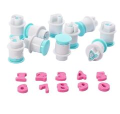 Rakam Pasta Süsleme Kalıpları Kopat