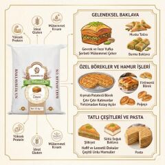 KAPTANLAR ZİRVE BAKLAVALIK UN  25 KG