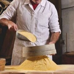 Epinox Alüminyum Erzak Küreği Yuvarlak No:1