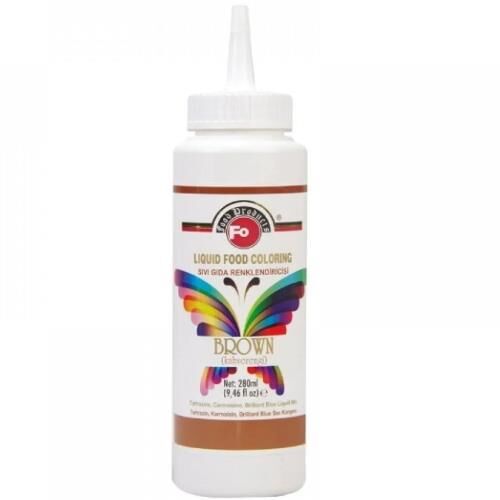 Fo Kahverengi Sıvı Gıda Boyası