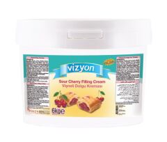Vizyon Vişne Parçacıklı Dolgu Kreması 6 kg