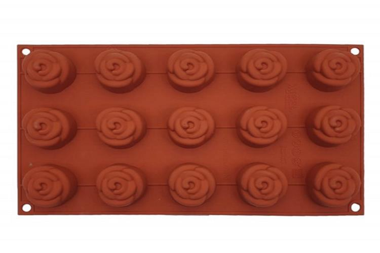 Silikomart sf074 Küçük Gül Kek Kalıbı