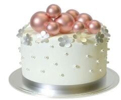 PASTA SÜSLEME TOPU YALDIZLI ROSE GOLD