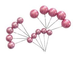 PASTA SÜSLEME TOPU YALDIZLI ROSE GOLD