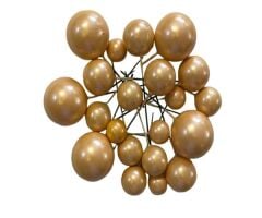 PASTA SÜSLEME TOPU YALDIZLI SARI