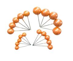 PASTA SÜSLEME TOPU YALDIZLI TURUNCU