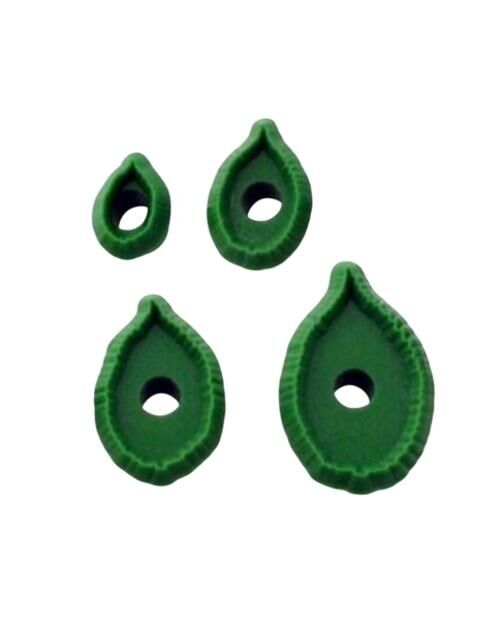 Şeker Hamuru Kalıbı Yaprak Set 4 Lü