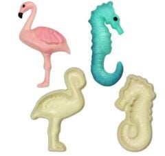 Şeker Hamuru Kalıbı Flamingo Denizatı Kesme Set 2 Li