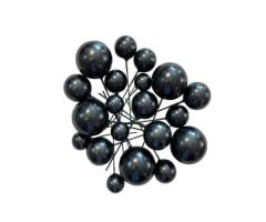 PASTA SÜSLEME TOPU YALDIZLI SİYAH