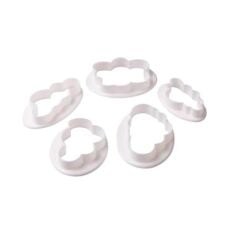 Şeker Hamuru Kalıbı Bulutlar Plastik Kesici 5 Li