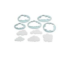 Şeker Hamuru Kalıbı Bulutlar Plastik Kesici 5 Li