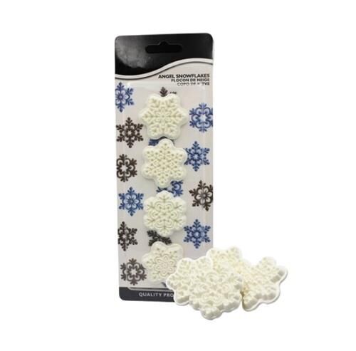 Şeker Hamuru Kalıbı Kar Taneleri Plastik Kesici 4 Lü