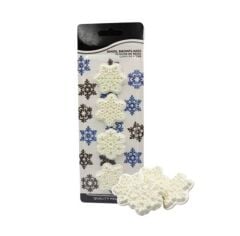 Şeker Hamuru Kalıbı Kar Taneleri Plastik Kesici 4 Lü