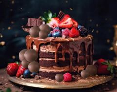 PASTA SÜSLEME TOPU MAT KAHVERENGİ