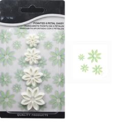 Şeker Hamuru Kalıbı Çiçekler Plastik Kesici 4 Lü