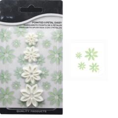 Şeker Hamuru Kalıbı Çiçekler Plastik Kesici 4 Lü