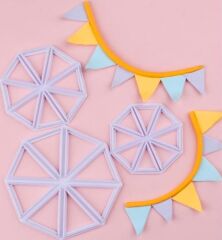 Şeker Hamuru Kalıbı Flama Kesici 3 Lü