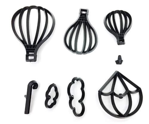 Şeker Hamuru Kalıbı Ballon Fondan Kesiciler 8 Parça