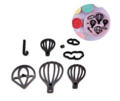 Şeker Hamuru Kalıbı Ballon Fondan Kesiciler 8 Parça