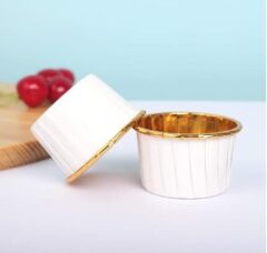 Cupcake/Muffin /Suffle Kek Kapsülü Beyaz 50 Li