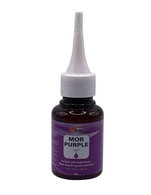 SU BAZLI LİKİT GIDA BOYASI MOR