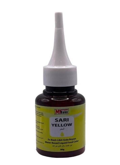 SU BAZLI LİKİT GIDA BOYASI SARI