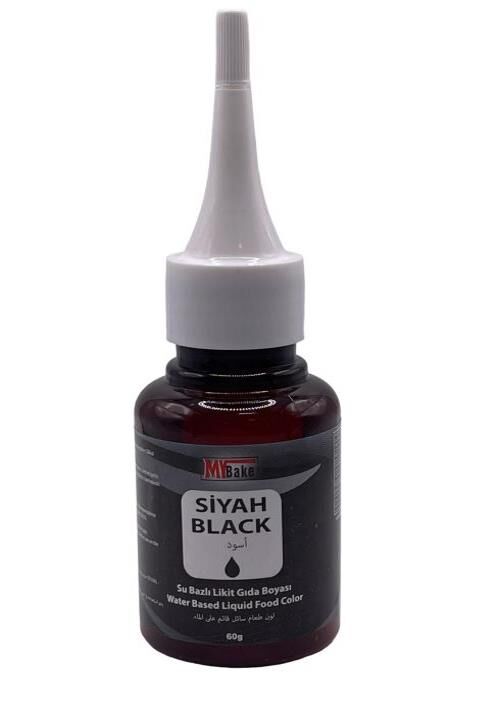 SU BAZLI LİKİT GIDA BOYASI SİYAH