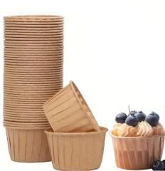 Cupcake/Muffin /Suffle Kek Kapsülü Kraft 50 Li