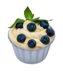 Cupcake/Muffin /Suffle Kek Kapsülü Açık Mavi 50 Li