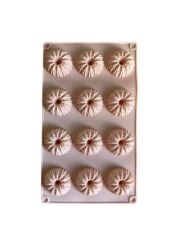 Pastaland Silikon Kek Kalıbı Yuvarlak Desenli Tırtıklı