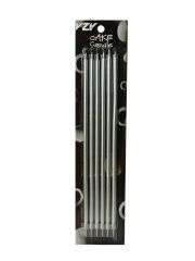 Gümüş Ekstra Uzun Pasta Mumu 25 cm