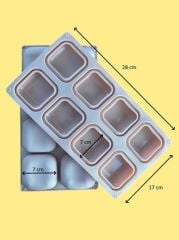 Pastaland Silikon Kek Kalıbı Kare